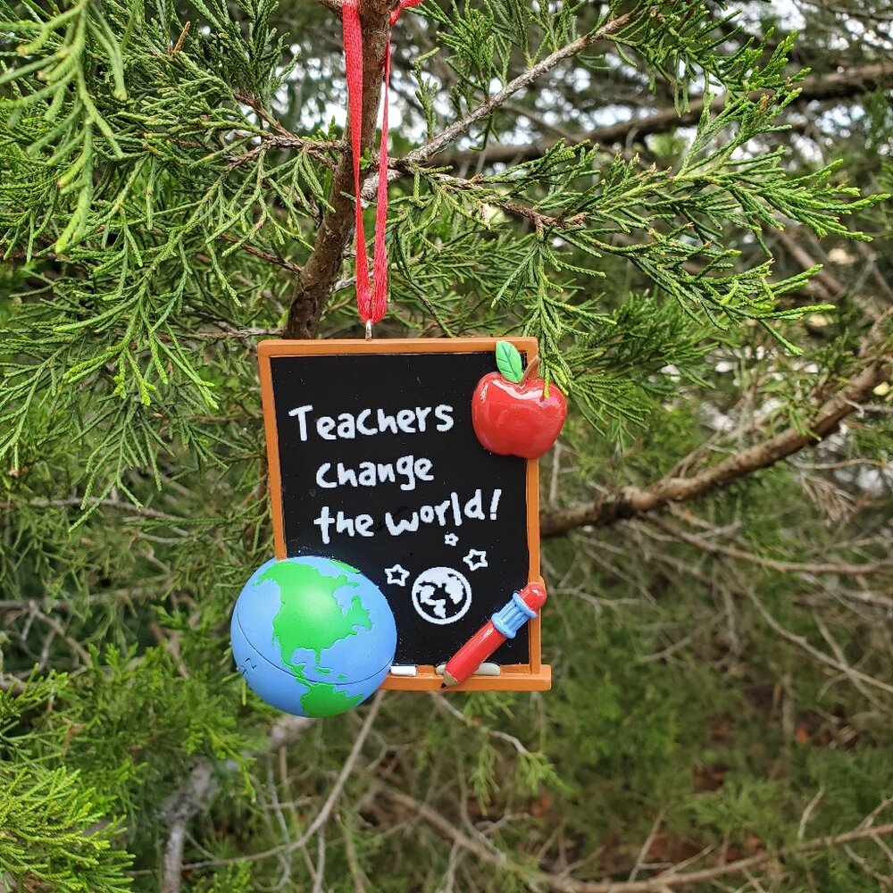 Hallmark Teachers Change the World Christmas Ornament